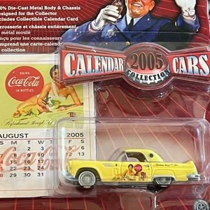 Johnny Lightning Coca Cola Calendar 2005 Cars 1956 Ford Thunderbird D12